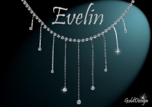 Evelin - řetízek rhodium